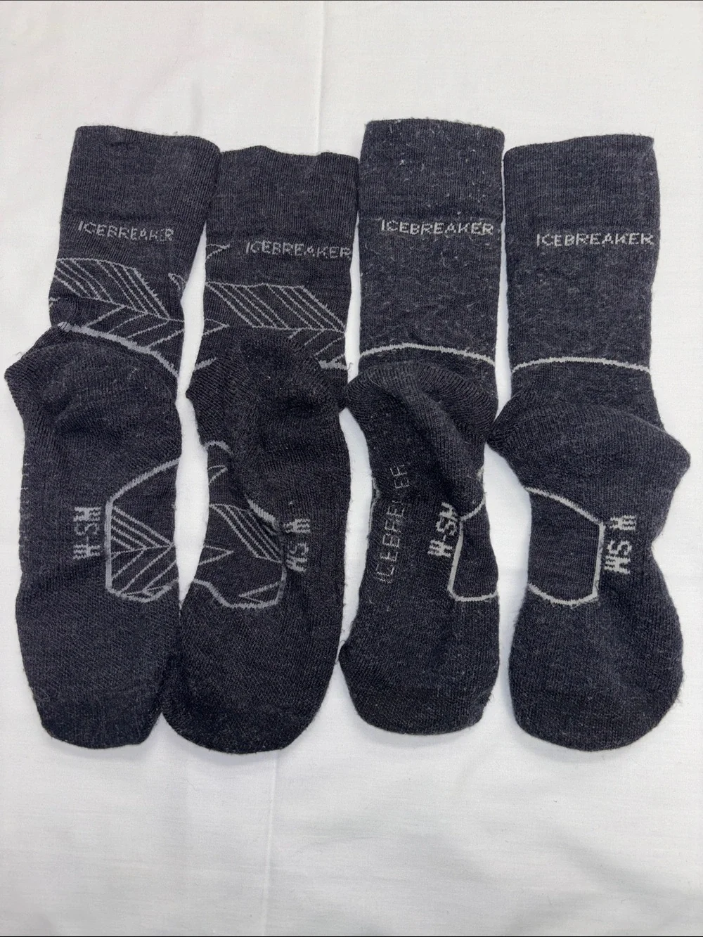 Icebreaker merino wool cushioned socks W-SM bundle